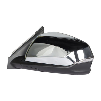 Findmall Driver Side Mirror Assembly Blind Spot Signal Light Chrome 8Pin Replacement for 2018 2019 2020 2021 2022 Equinox Terrain GM1320595