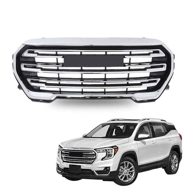 Findmall Chrome Frame and Trim Front Upper Grille Replacement for Terrain SLE and SLT 2022-2023