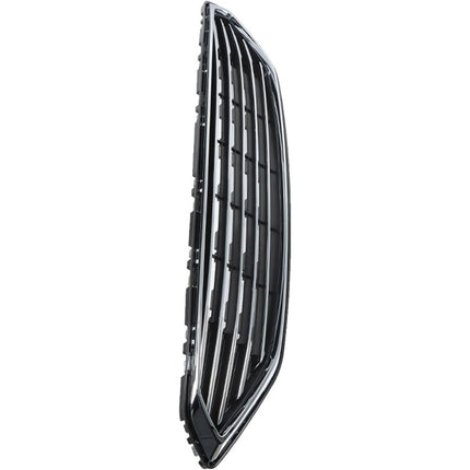 Findmall Chrome and Black Front Upper Bumper Grille Replacement for Fusion 2017-2018