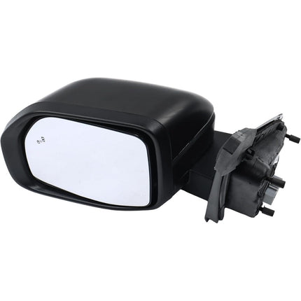 Findmall Driver Left Side Power Heated Mirror Replacement for Maverick 2022-2024 Replacement for NZ6Z17683L w/Blind Spot Matte Black Electric 7-Pin Connector Compatible