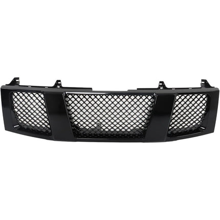 Findmall Front Mesh Grille for 2004-2007 Nissan Titan, Gloss Black
