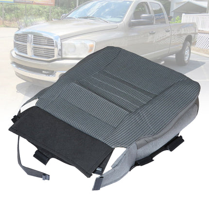 Findmall Front Driver Bottom Cloth Seat Cover Gray Replacement for 2006-2009 Ram 2500 3500