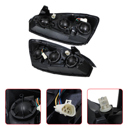 Findmall Headlights Replacement for Malibu SS 2004 2005 2006 2007 2008 Headlights Pair Left Right Side (Passenger Driver Side)