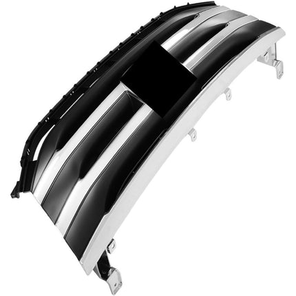 Findmall Front Grille for 2011-2013 Honda Odyssey, Black with Chrome Trim