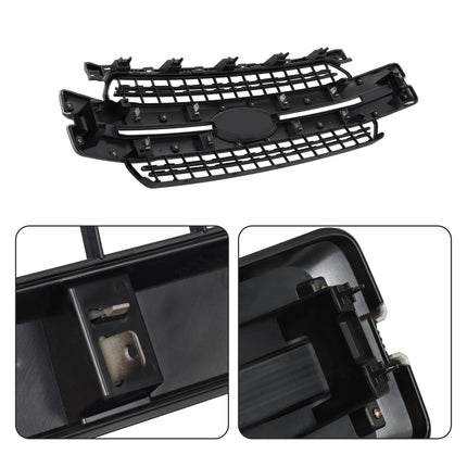 Findmall Front Grille Upper Matte Black Plastic Replacement for F150 Lariat 2018-2020 JL3Z8200GA FO1200654C