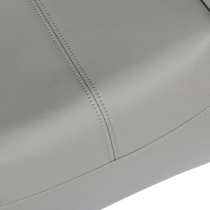 Findmall Front Driver Side Bottom Seat Cover Gray Leatherette Replacement for 2007 2008 2009 2010 2011 2012 2013 2014 Silverado