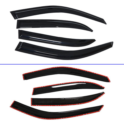 Findmall Side Window Visor Vent Rain Guard Deflector Replacement for 1993-1997 Toyota Corolla Sedan