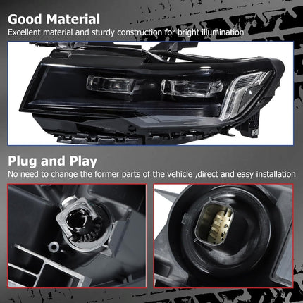 Findmall Headlight Assembly LH Replacement for Escalade Sport 2021-2024