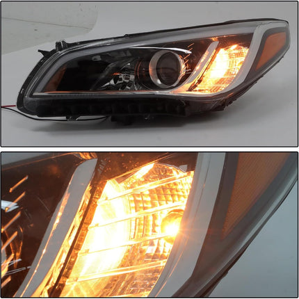 Findmall Headlight Assembly for 2015–2017 Hyundai Sonata Front Left Driver Side, Replaces 92101-C2000