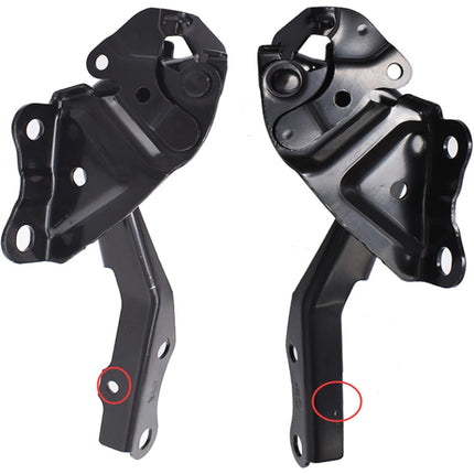 Findmall 2PCS Set Front Hood Hinge Replacement for 2008 2009 2010 2011 2012 2013 Highlander TO1236184 TO1236183