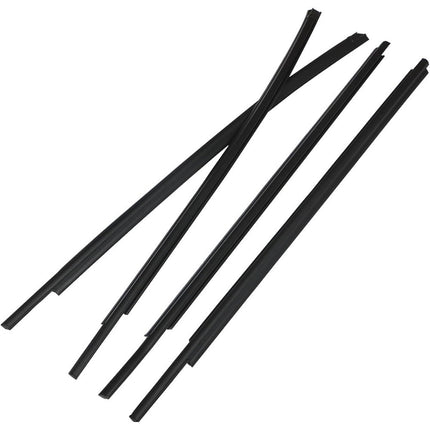Findmall Window Weatherstrip Kit for 2007-2018 Toyota Tundra CrewMax, 4-Piece
