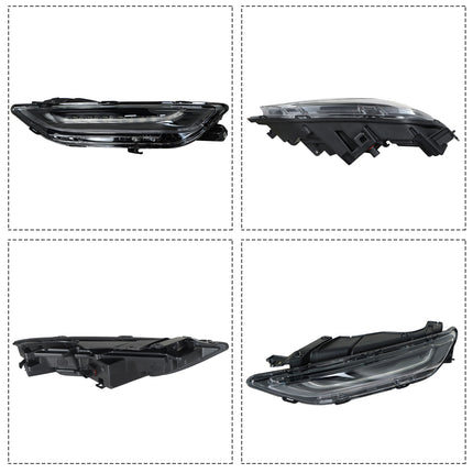 Findmall Headlight Assembly with DRL Replacement for Blazer Left LH