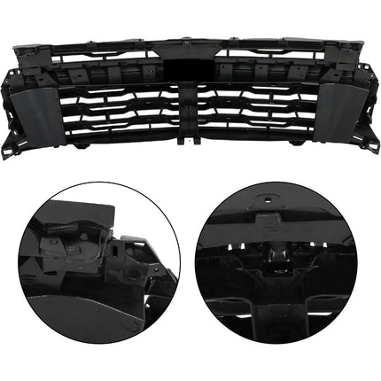 Findmall Chrome and Black Front Upper Grille Molding Trim Replacement for Traverse LT 2024-2026 84870686