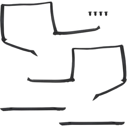 Findmall Roof Weatherstrip Seal Kit for 1982-1992 Camaro & Firebird, 4-Piece, KG4041