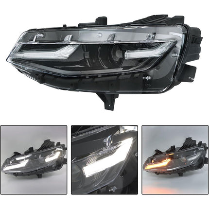 Findmall Driver Side Headlights Assembly Replacement for Camaro LS/LT 2019-2024 Housing Black Lamp LH 1PC 84756145