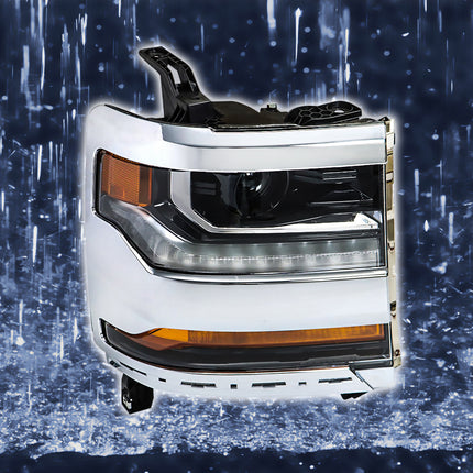 Findmall Headlight Assembly Replacement for Silverado 1500 Right RH