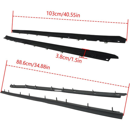 Findmall Window Weatherstrip Molding Kit for 1990-1996 Chevrolet Corvette, 4-Piece