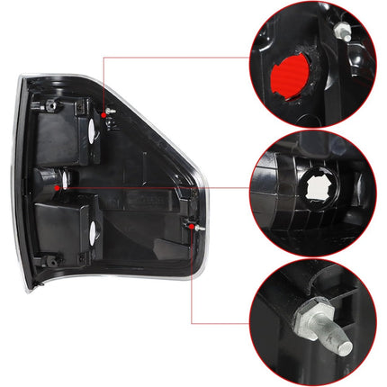 Findmall Tail Light Assemblies for 2009–2014 Ford F-150 Rear Left and Right, Replaces FO2818148 and FO2819148