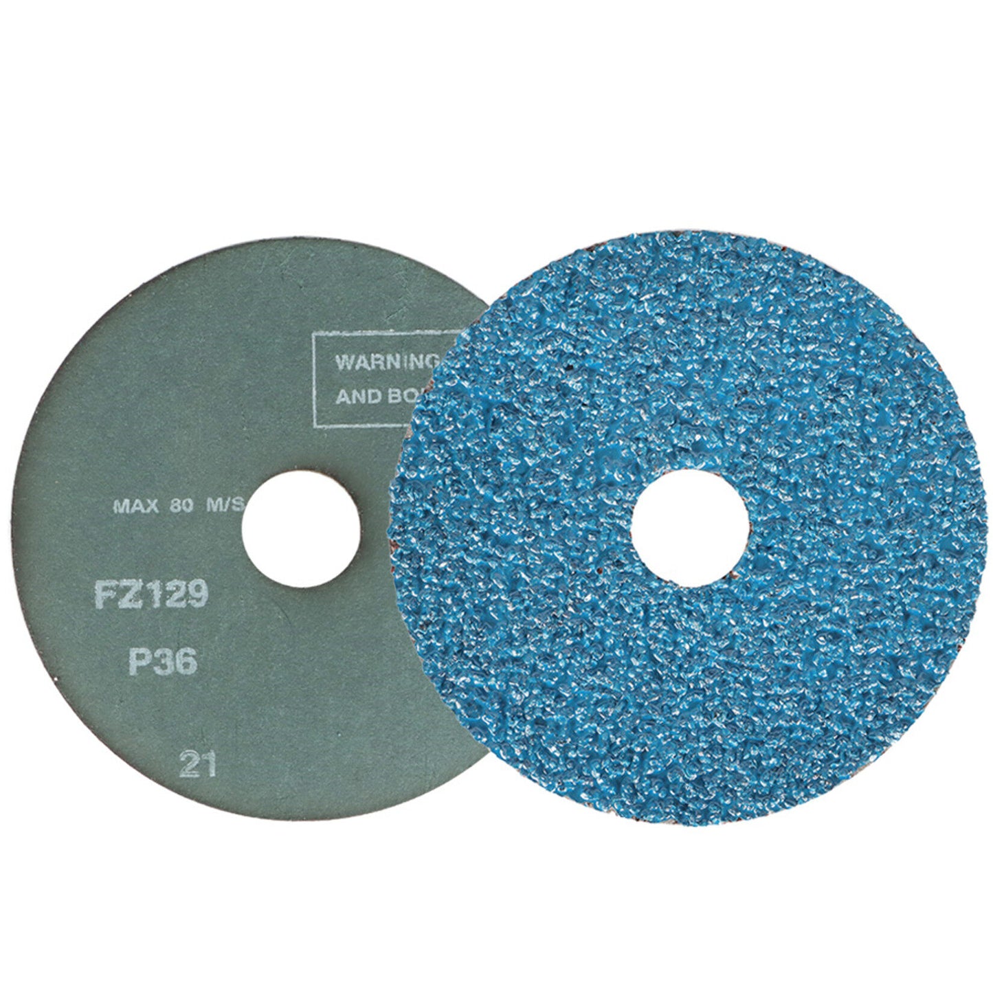 findmall Abrasives 25Pcs Fiber Disc 4-1/2 Inch Zirconia Resin Fiber Grinding and Sanding Discs 7/8 Inch Center Hole 36 Grit