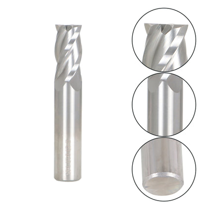 findmall 5/8 Inch Helix Carbide End Mill Tialn Coated 4 Flute 1-1/4 Inch Length of Cut Fit for Aluminum Cut Non-Ferrous Metal Upcut CNC Spiral Router Bit