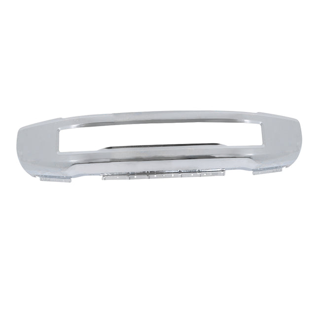 Findmall Chrome Steel Front Bumper Face Bar without Fog Light or Side Cover Holes Replacement for 2017-2019 Ford F-250 and F-350 Super Duty, HC3Z-17757-C, FO1002439