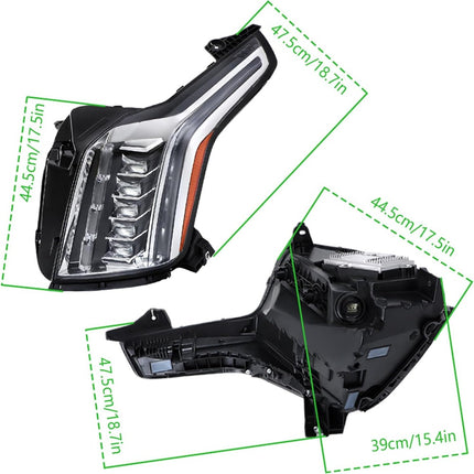 Findmall Headlights Assembly Replacement for Escalade 2015-2020 84216044