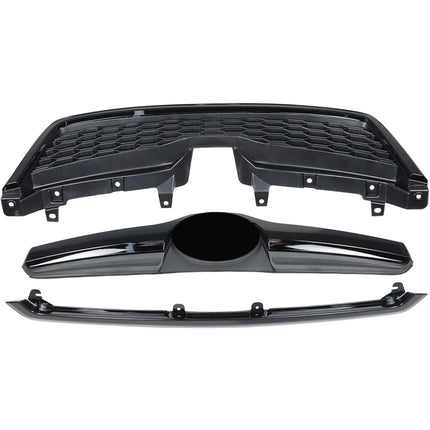 Findmall Front Upper Honeycomb Grille for 2014-2016 Subaru Forester, Gloss Black