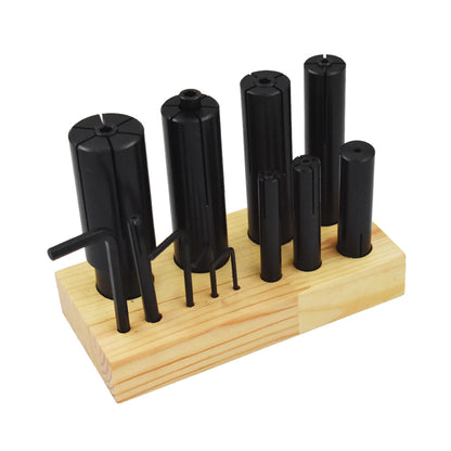 8Pcs Expanding Arbors Set Mandrels 1/4 Inch to 1-1/4 Inch High Precision Lathe Milling