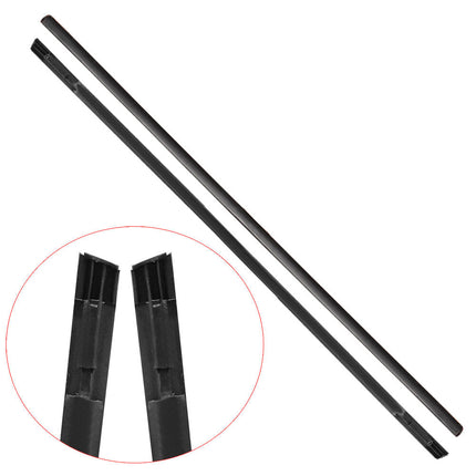 Findmall 2 Pcs Black Roof Trim Molding Sealing Strip Kit Replacement for 2003-2008 Toyota Corolla