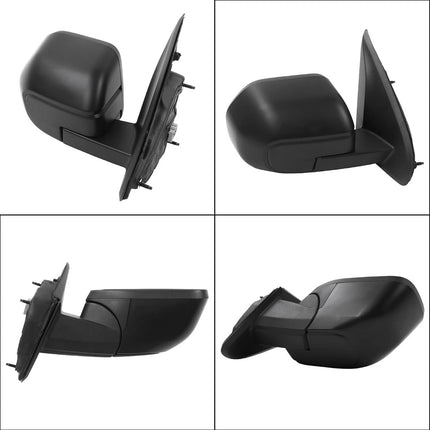 Findmall Passenger Right Side Power Heated Mirror Replacement for Maverick 2022 2023 2024 Replacement for NZ6Z17682L w/Blind Spot Matte Black Electric 7-Pin Connector