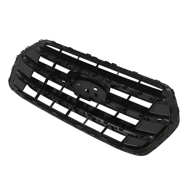 Findmall Glossy Black Straight-Trim Front Upper Grille Replacement for Transit T-150 2020-2022