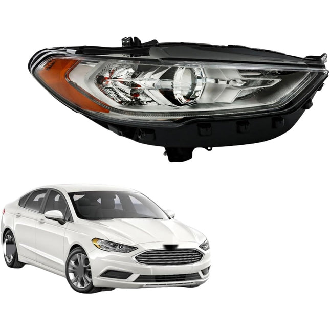 Findmall Headlight Assembly for 2017–2019 Ford Fusion Front Right Passenger Side, Replaces FO2503350