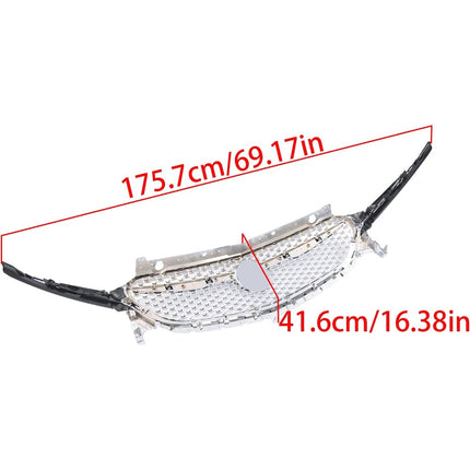 Findmall Chrome Front Upper Radiator Grille Replacement for Enclave 2018-2021 84739634