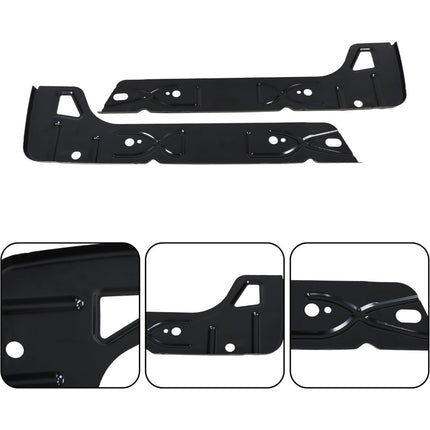 Findmall 8-Piece Rocker Panel and Cab Corner Repair Kit for 1999-2007 Chevrolet Silverado GMC Sierra Crew Cab, Black