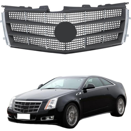 Findmall Chrome Mesh Front Bumper Grille Replacement for CTS 2008-2011 GM1200616