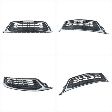 Findmall Front Upper Bumper Grille with Chrome Surround Replacement for Encore GX