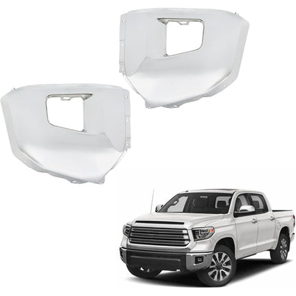 Findmall Front Bumper End Caps for 2014‑2020 Toyota Tundra, without Parking Aid Sensor Holes, 2 Pcs, Replacement for 521130C040 and 521120C040