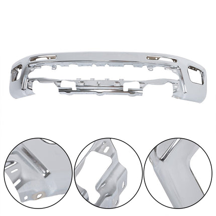 Findmall Chrome Steel Front Bumper for 2019‑2023 Ford Ranger, Replacement for KB3Z17757A, Without Parking Sensor Holes