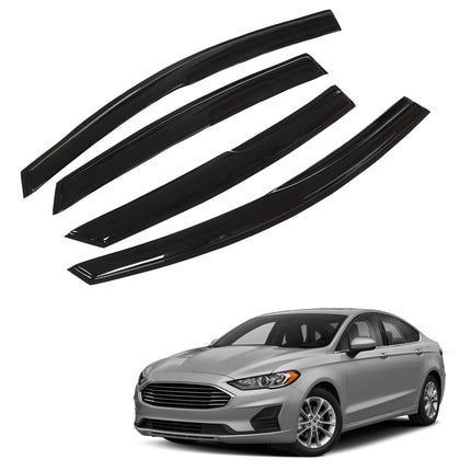 Findmall Side Window Visor Vent Sun Rain Guard Deflector Replacement for 2013-2020 Fusion