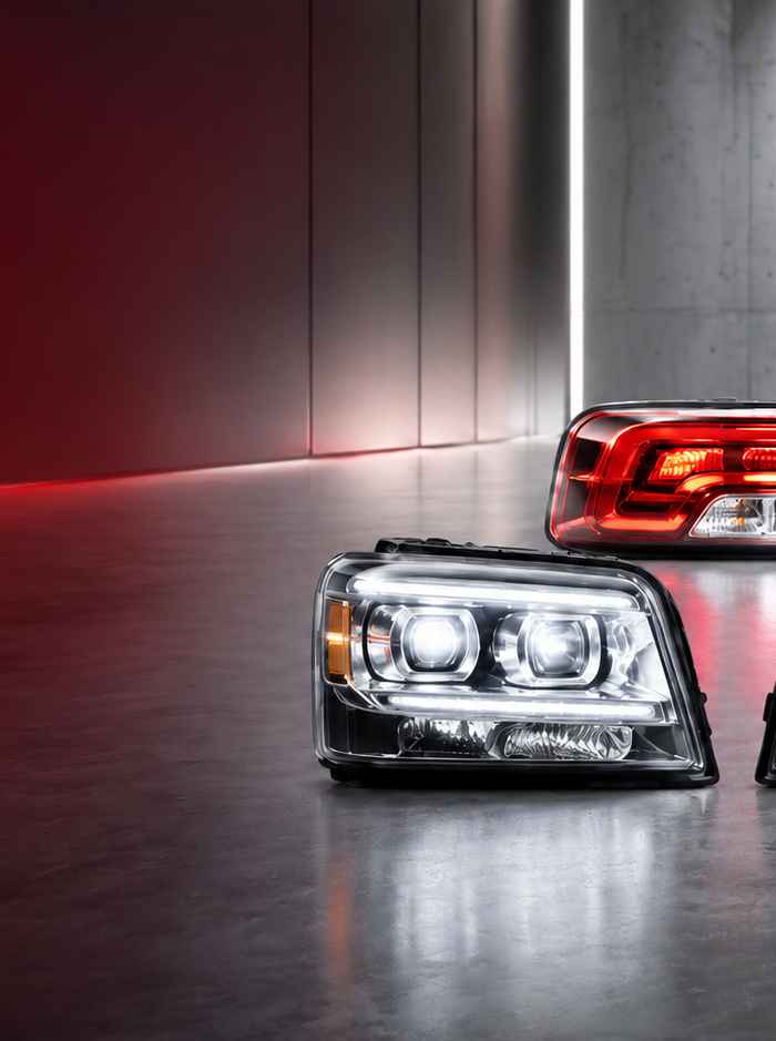 <h2>New Arrivals</h2><h1><strong>Headlights & Tail Lights</strong></h1>
