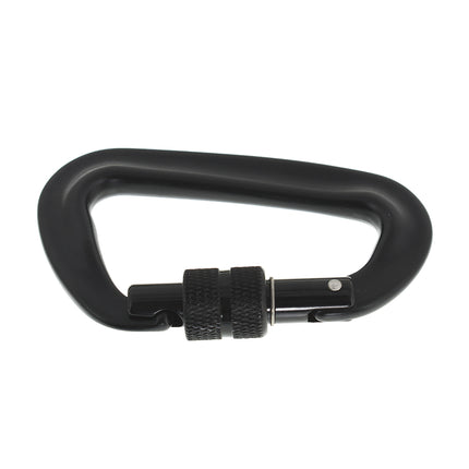 Findmall 4 Pack 12 KN Aviation Aluminum D-Shaped Locking Carabiners Clip