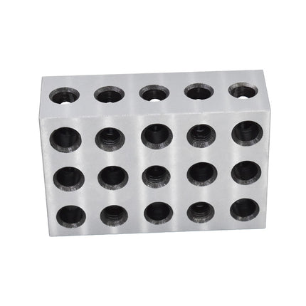 findmall Precision 2-4-6 Blocks Matched Pair, 23 Holes, Hardened & Ground Steel Machinist Setup Blocks, 2" x 4" x 6"