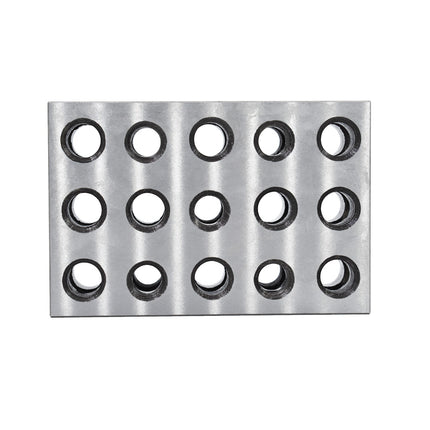 findmall Precision 2-4-6 Blocks Matched Pair, 23 Holes, Hardened & Ground Steel Machinist Setup Blocks, 2" x 4" x 6"