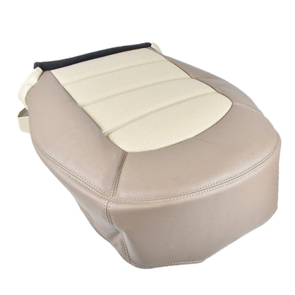Findmall 2 Tone Tan Driver Side Leather Seat Cover Replacement for 2002 2003 2004 2005 2006 Explorer Eddie Bauer