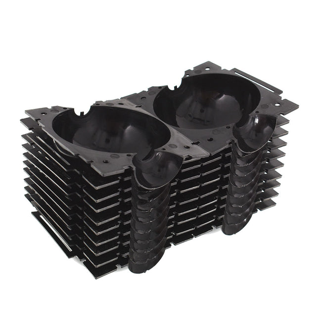 Findmall 10 Pack Reusable Plant Propagation Trays, Black Seedling Cutting Rooting Boxes for Plant Propagation and Transplanting