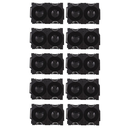 Findmall 10 Pack Reusable Plant Propagation Trays, Black Seedling Cutting Rooting Boxes for Plant Propagation and Transplanting