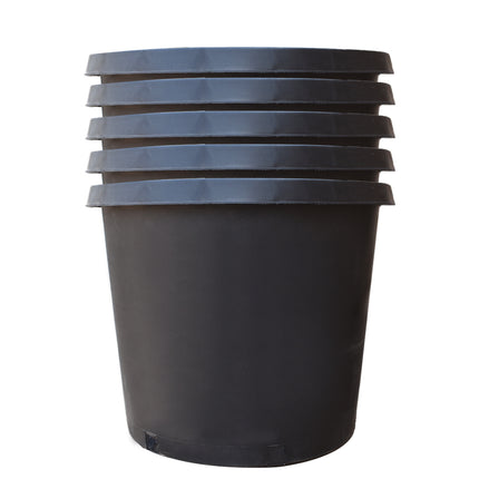 Findmall 5pc Plastic Nursery Plant Pots with Drainage Holes – Durable Garden Planters for Flowers, Herbs & Vegetables
