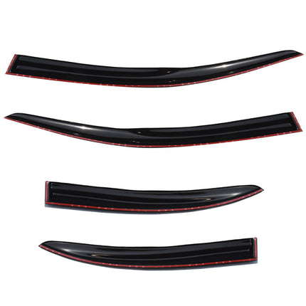 Findmall Acrylic Vent Window Visors Rain Guard Replacement For Mitsubishi Lancer 2009-2018