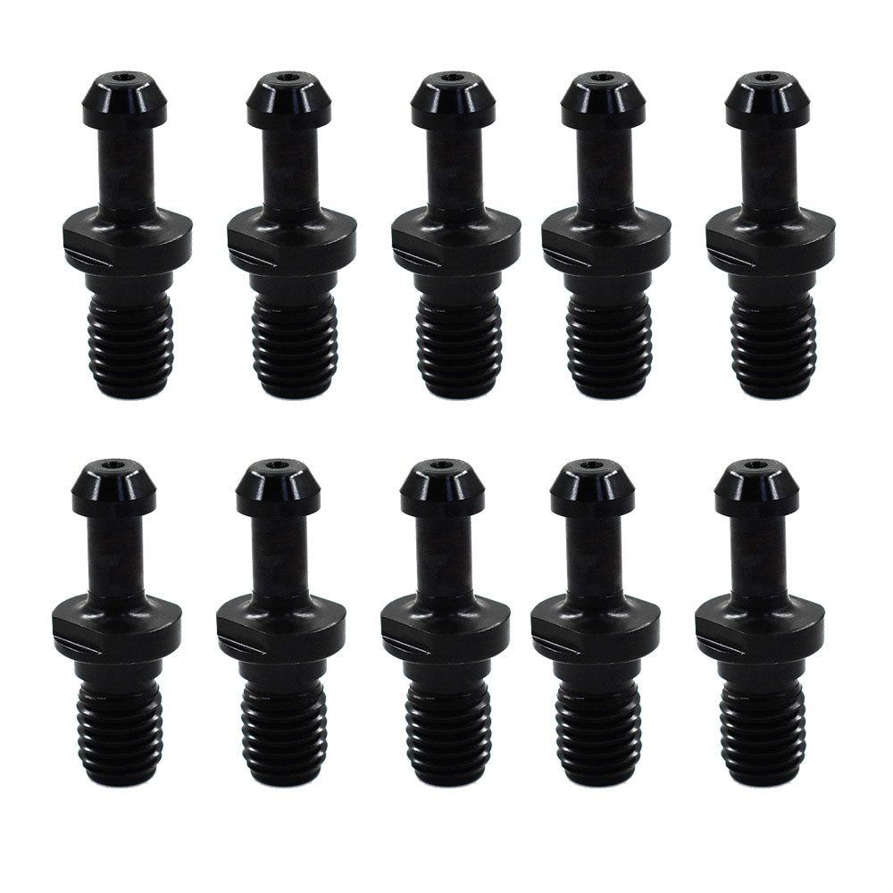 10 Pcs CAT40 90° 0.589" Pull Stud Retention Knob Replacement For Mori Seiki Kia 5/8"-11