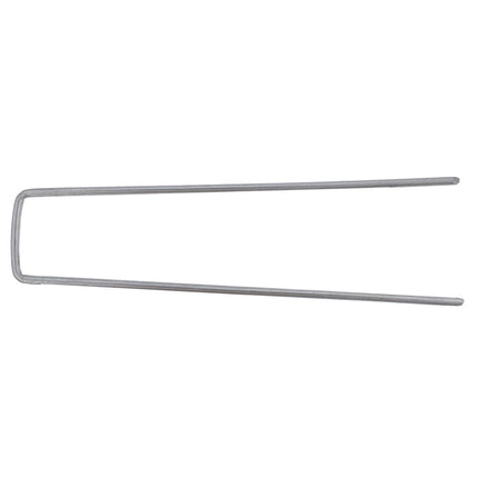 findmall 11 Gauge 6 Inch Landscaping U-Shaped Garden Nails for Weed Barrier Fabric, Landscape Fabric & Ground Cover